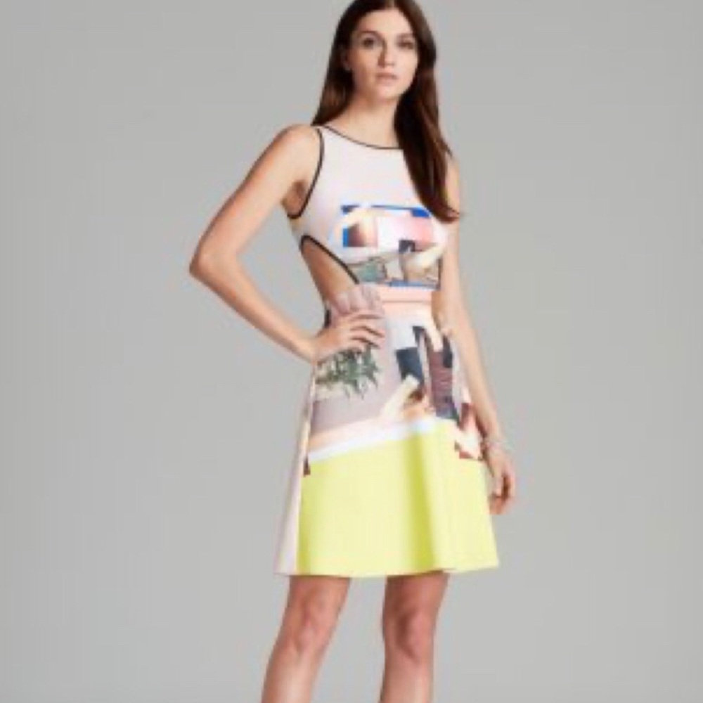 Clover canyon dress size small neoprene